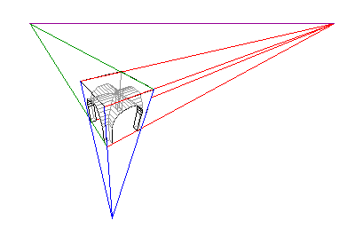 La perspective à trois points de fuites